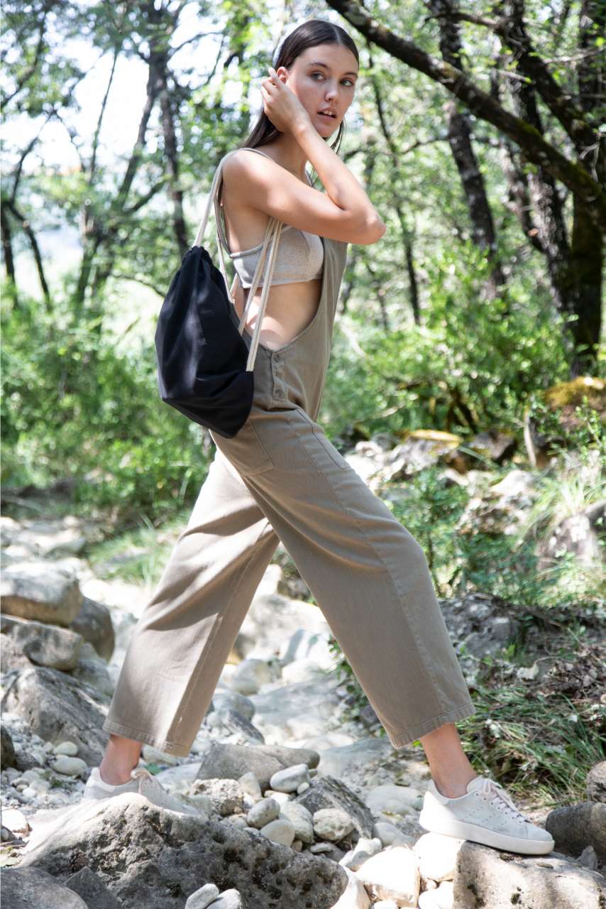 SMALL RECYCLED BACKPACK WITH DRAWSTRING