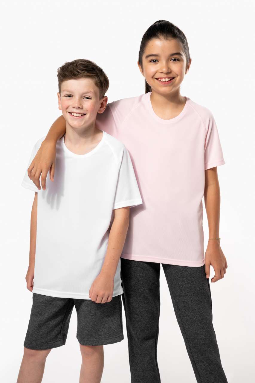 KIDS' SHORT SLEEVED SPORTS T-SHIRT