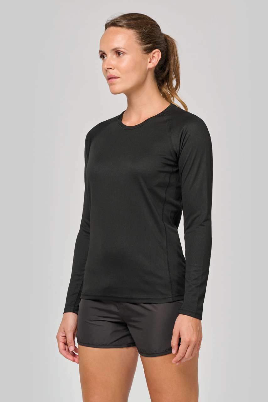 LADIES' LONG-SLEEVED SPORTS T-SHIRT