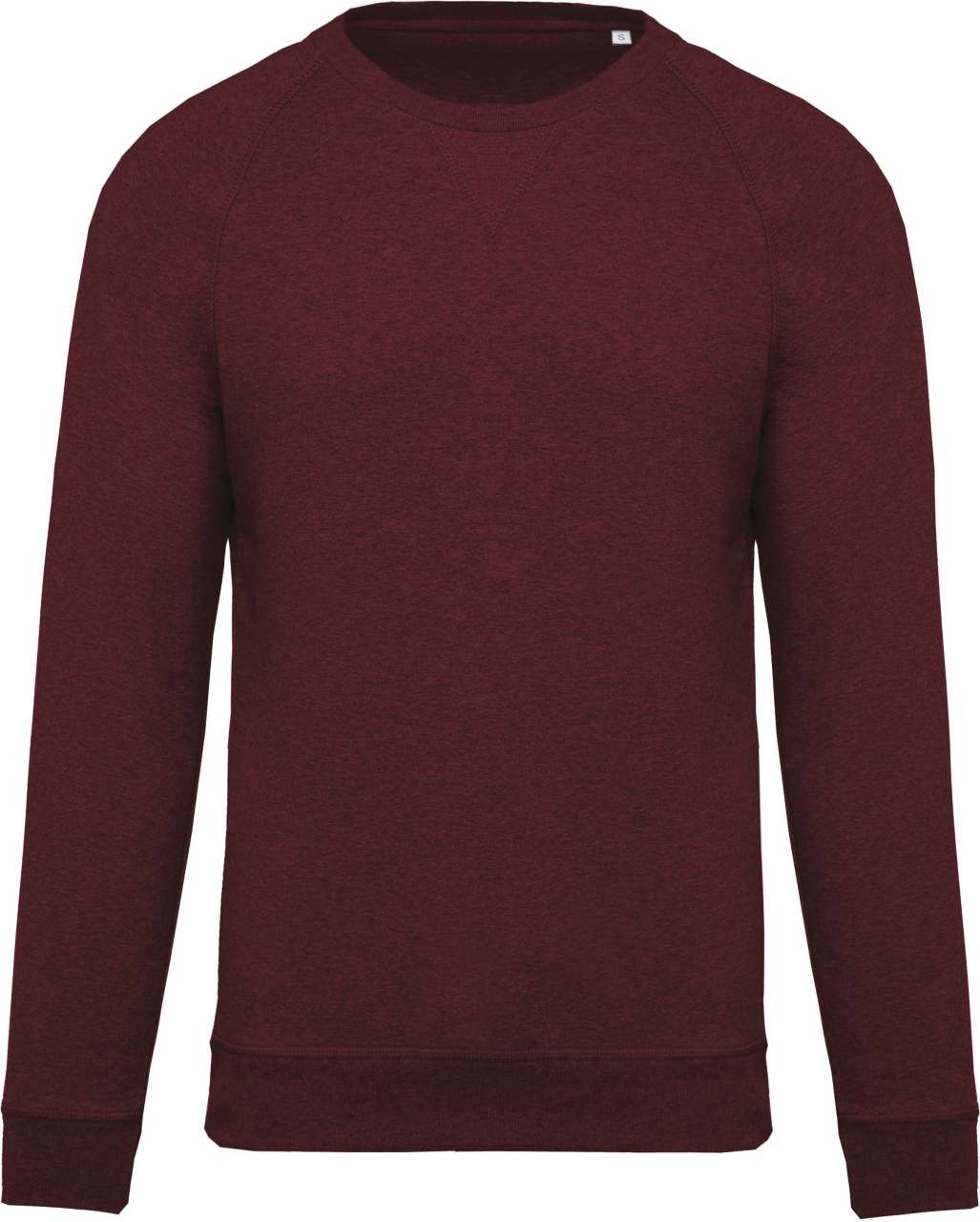 SWEAT-SHIRT HOMME EN COTON BIOLOGIQUE À COL RAS DU COU ET MANCHES RAGLAN