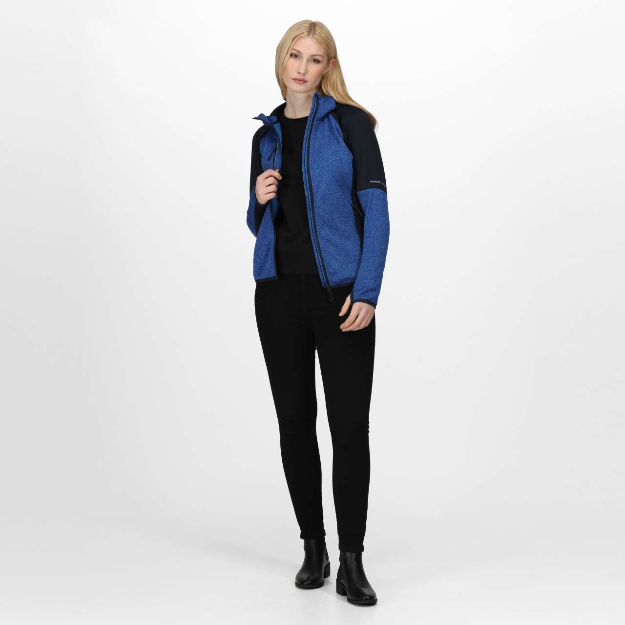 X-PRO COLDSPRING II HYBRID PERFORMANCE STRETCH FLEECEJACKE MIT KAPUZE FÜR DAMEN