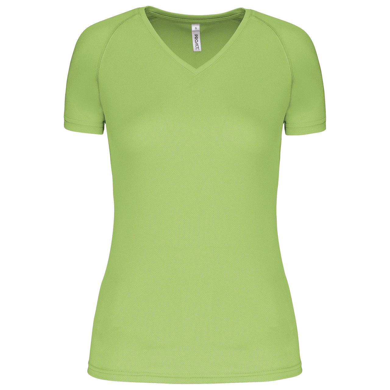 LADIES’ V-NECK SHORT SLEEVE SPORTS T-SHIRT