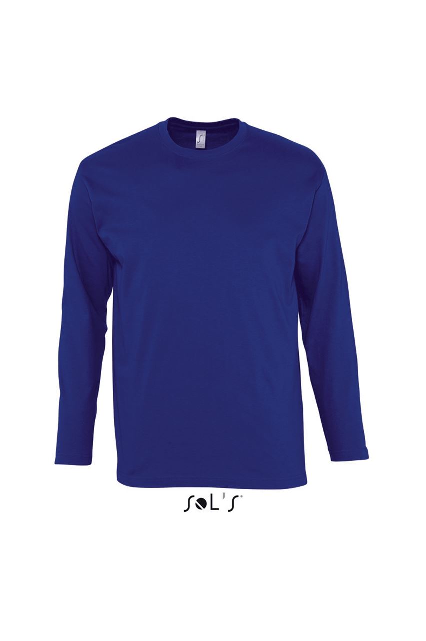 SOL'S MONARCH - MEN'S ROUND COLLAR LONG SLEEVE T-SHIRT