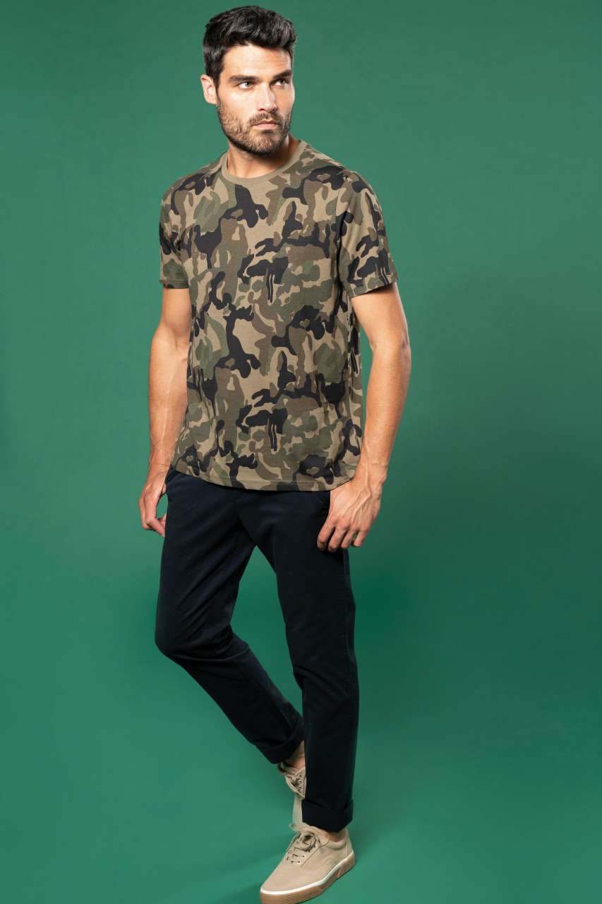 MEN'S SHORT-SLEEVED CAMO T-SHIRT