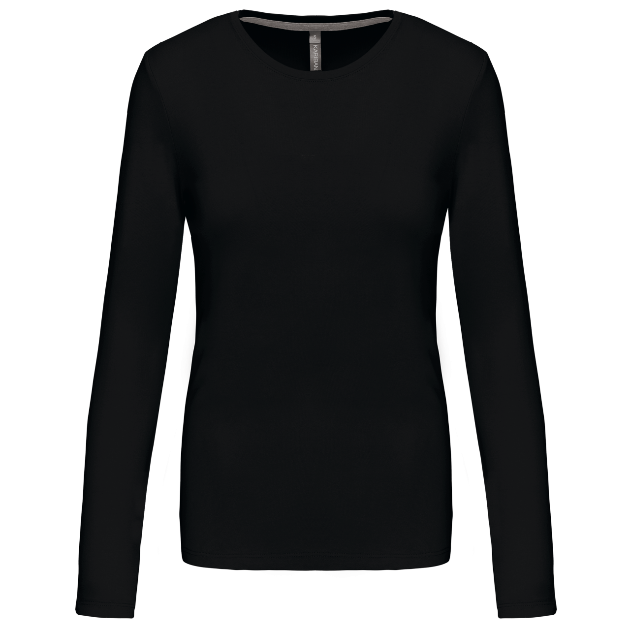 LADIES' LONG-SLEEVED CREW NECK T-SHIRT