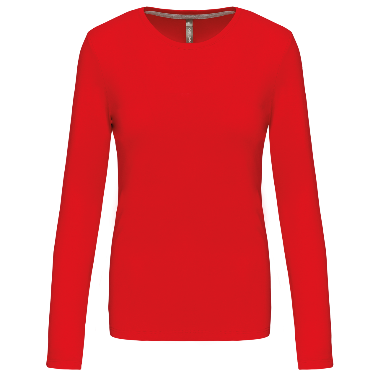 LADIES' LONG-SLEEVED CREW NECK T-SHIRT