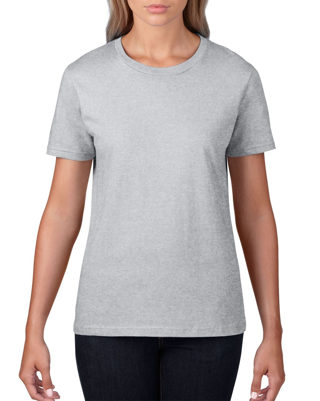 PREMIUM COTTON® LADIES' T-SHIRT in RS Sport Grey | utt:94681335020c
