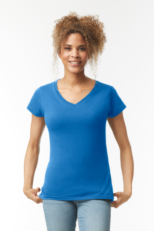 SOFTSTYLE™ LADIES' V-NECK T-SHIRT - Gildan (2 of 7) | utt:e6a18f7a6f96