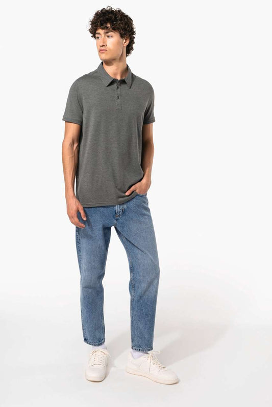 Men's Short Sleeved Jersey Polo Shirt - Kariban (2 of 9) | utt:fb4c80d0b37e