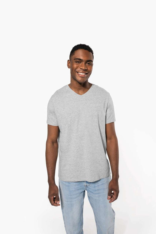 Men's Short-Sleeved V-Neck T-Shirt - Kariban (2 of 8) | utt:f688024d8c95