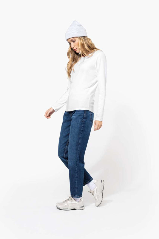 Ladies Long-Sleeved Crew Neck T-Shirt - Kariban (2 of 7) | utt:395baa396466