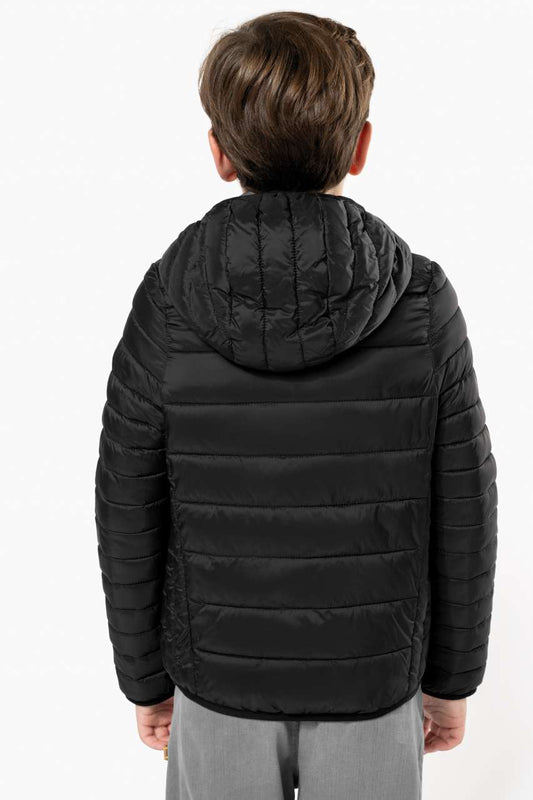 Kids' Lightweight Hooded Padded Jacket - Kariban (2 of 10) | utt:5891576c4270