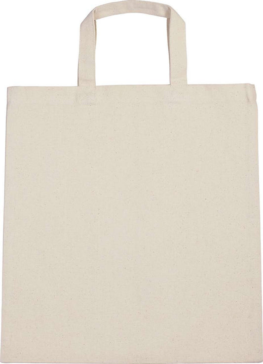 Cotton Canvas Shopper Bag in Natural | utt:f274361a91b3