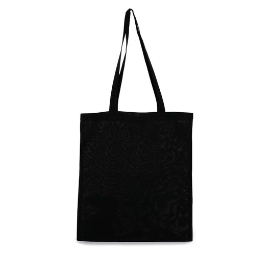 Organic Cotton Shopping Bag in Black | utt:b4d91239028d
