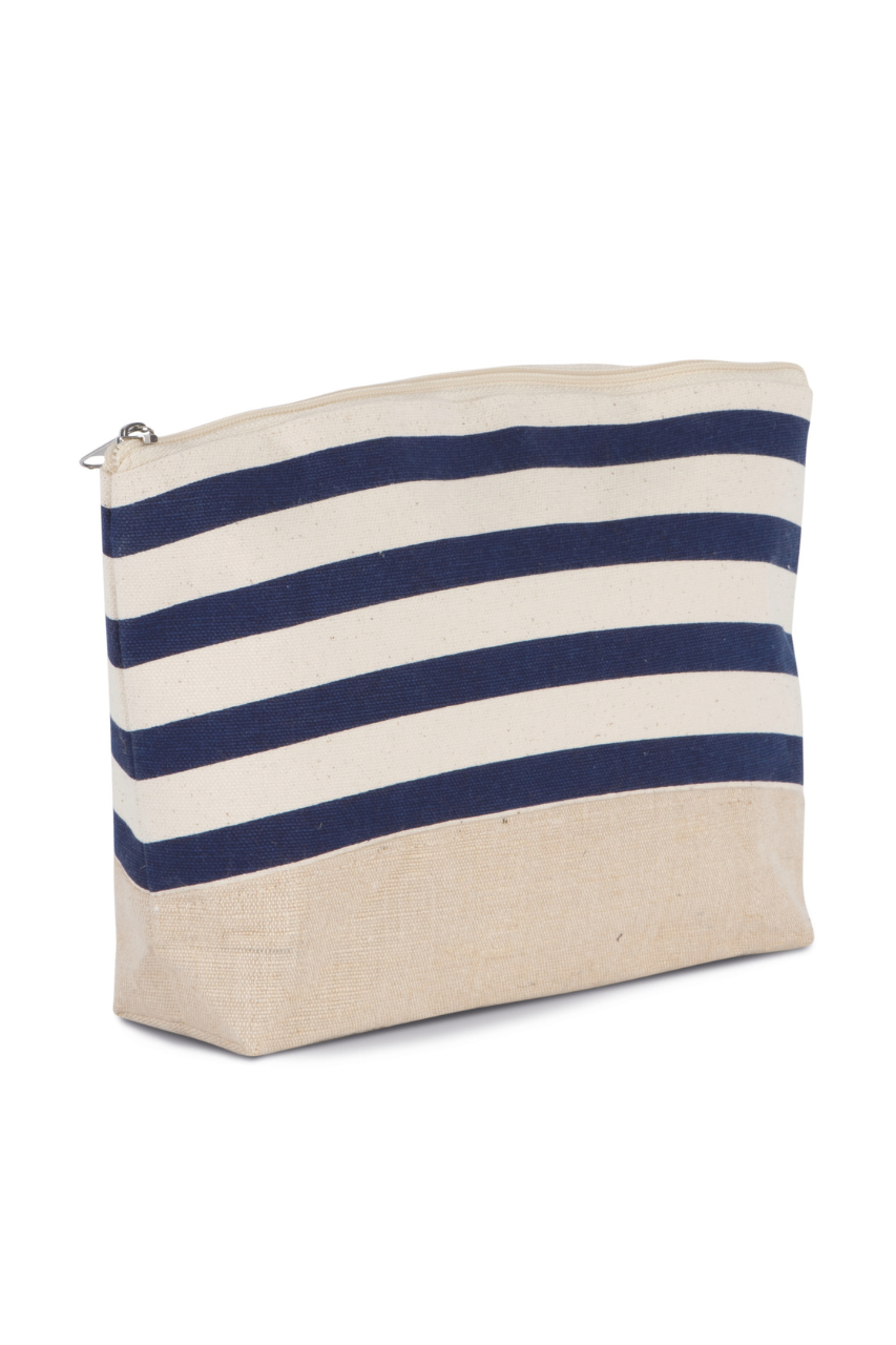 Nautical Print Accessories Pouch - Kimood | utt:2659f4c4a5c5