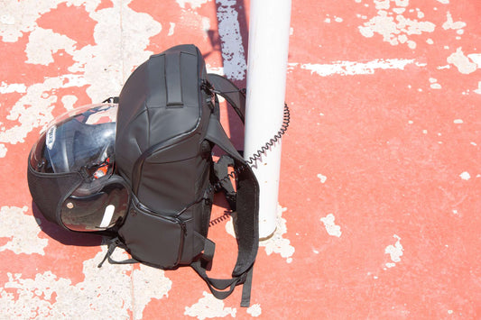 Waterproof Anti-Theft Bag With Helmet Holder - Kimood (2 of 5) | utt:960db98161fd