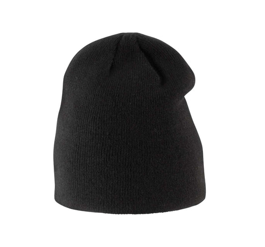 Knitted Kids' Beanie in Black | utt:8bc0ffedd807
