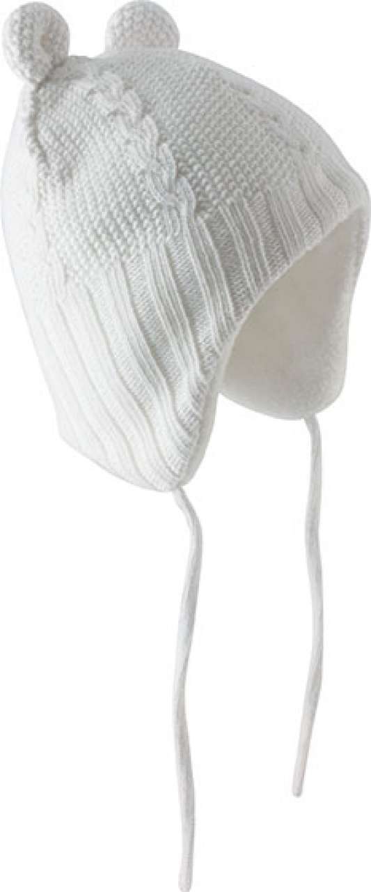 Baby Beanie in White | utt:69b5e427a68d