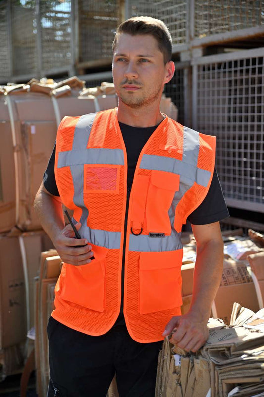 Mesh Executive Vest "larisa" - Korntex (2 of 2) | utt:6c7d2c3996a2