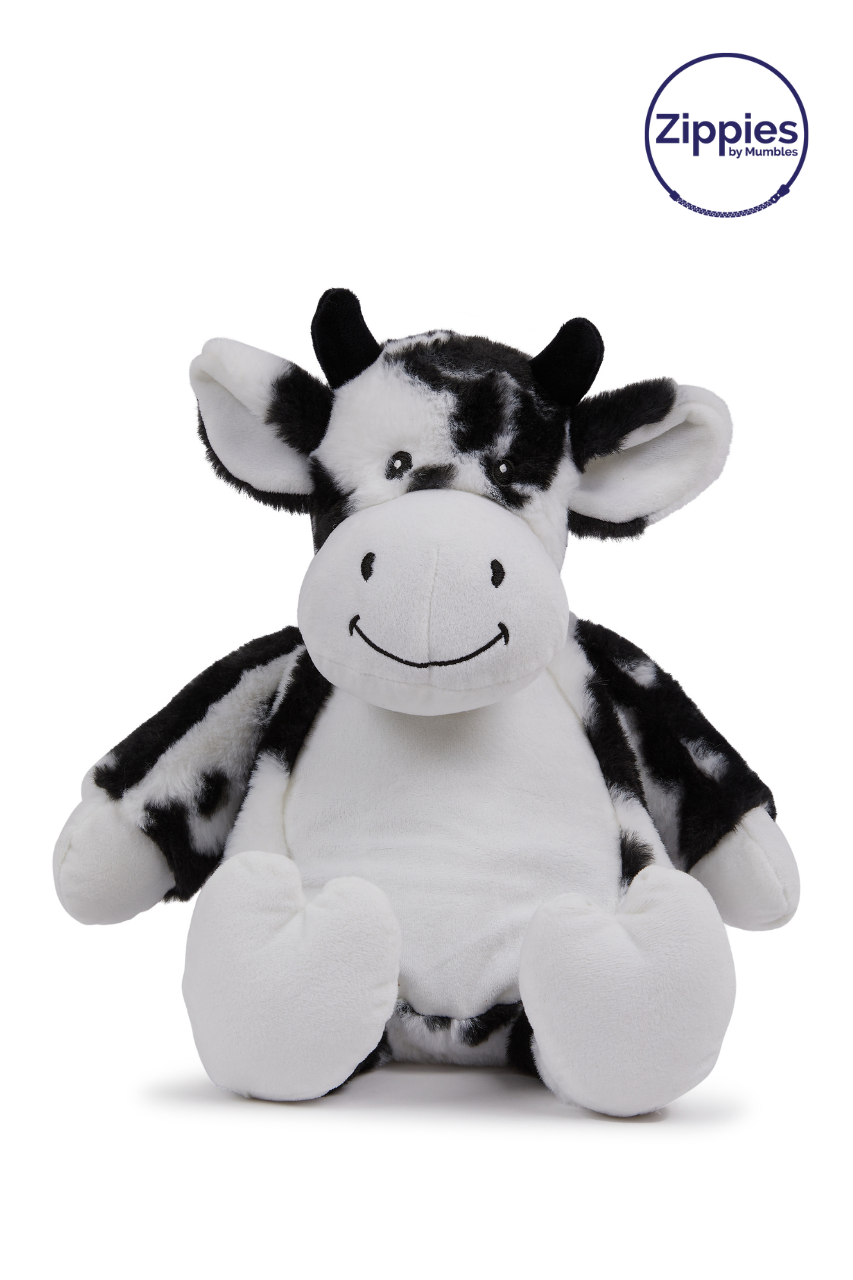 Zippie Black And White Cow - Mumbles | utt:b1039f491048