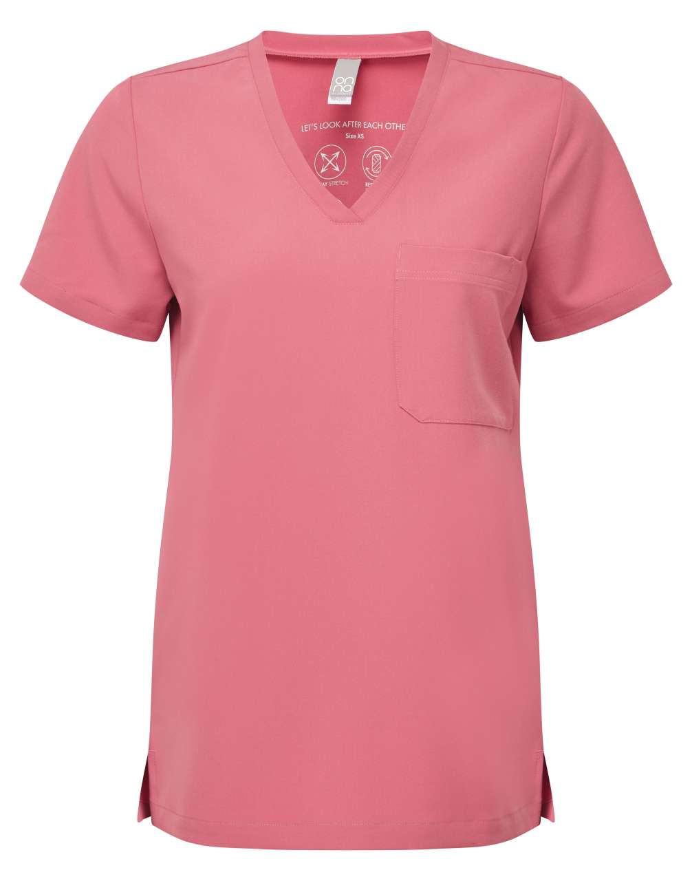 'limitless' Women’s Onna-Stretch Tunic in Calm Pink | utt:e307755824e5