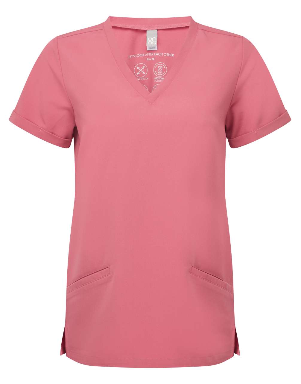 'invincible' Women’s Onna-Stretch Tunic in Calm Pink | utt:14a1a3c854ac