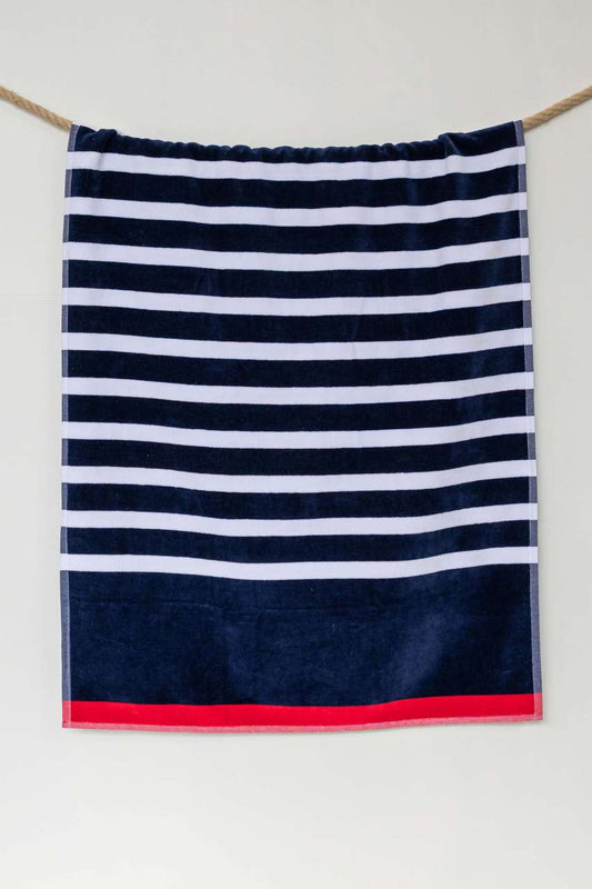 Olima „sailor” Beach Velour Towel - Olima (2 of 3) | utt:e838c77c335b