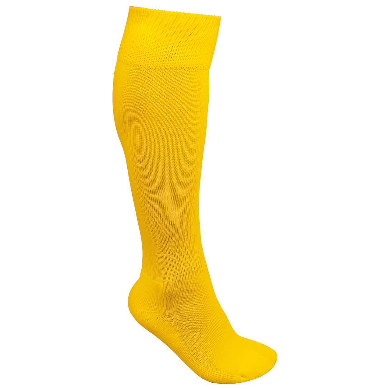 Plain Sports Socks in Sporty Yellow