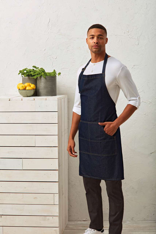 Jeans Stitch Denim Bib Apron - Premier (2 of 2) | utt:861e8eef143c