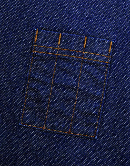 'division' Waxed Look Denim Waist Apron - Premier (2 of 7) | utt:986dd45cc825