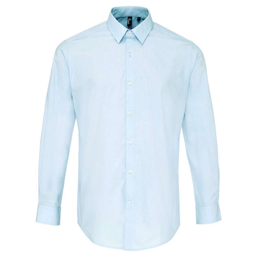 MEN'S POPLIN SUPREME LONG SLEEVE SHIRT in Light Blue | utt:29950a11e8cb
