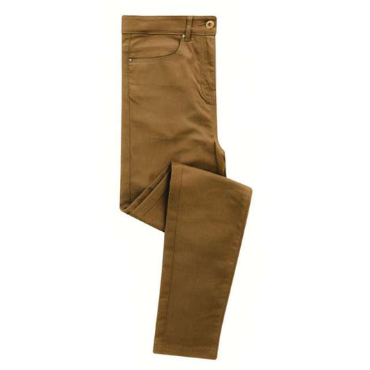 Ladies' Performance Chino Jeans in Camel | utt:55c1bc5c719f