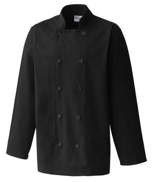 Long Sleeve Chef’s Jacket in Black | utt:6c6f786438a3