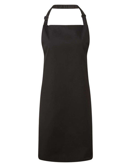 ‘ANTIMICROBIAL’ BIB APRON in Black | utt:83984d7e83e6