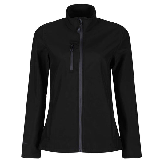 Women's Honestly Made Recycled Printable Softshell Jacket in Black | utt:11ba0deaf850
