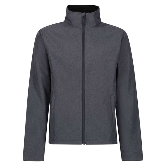 Limestone Marl Printable Softshell Jacket in Seal Grey/Black | utt:41fe9287c6b5
