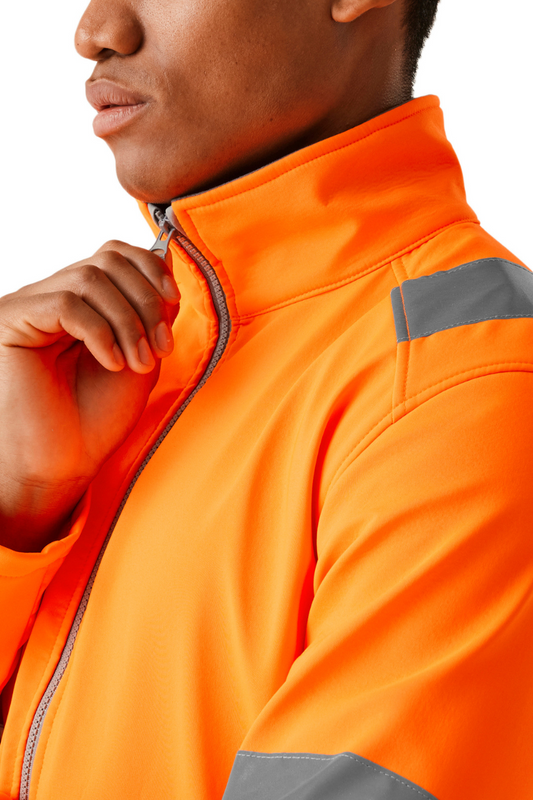 Hi-Vis Pro Contract Ablaze 2 Layer Softshell Jacket (class 3) - Regatta (2 of 4) | utt:54c9af1b0dda
