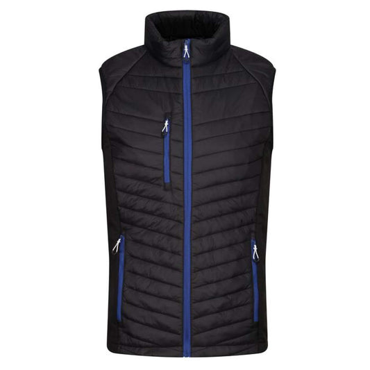 Navigate Hybrid Bodywarmer in Black/Seal Grey | utt:b687e097f6fe