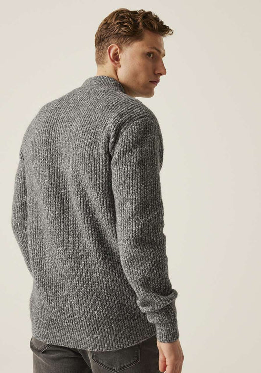 Solomon Zip-Neck Knitted Pullover - Regatta (2 of 4) | utt:4820f5623ba6