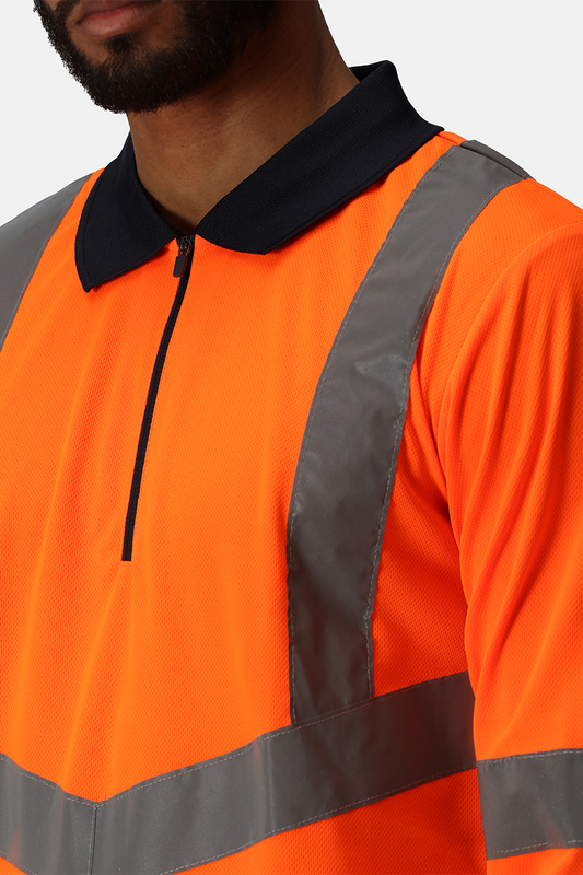 Pro Hi-Vis Ls Polo Shirt - Regatta (2 of 3) | utt:27b6c23dc070