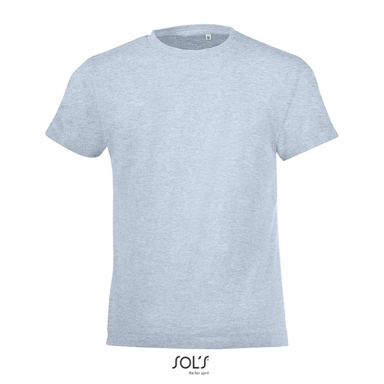 Sol's Regent Fit Kids' - Round Neck T-Shirt in Heather Sky