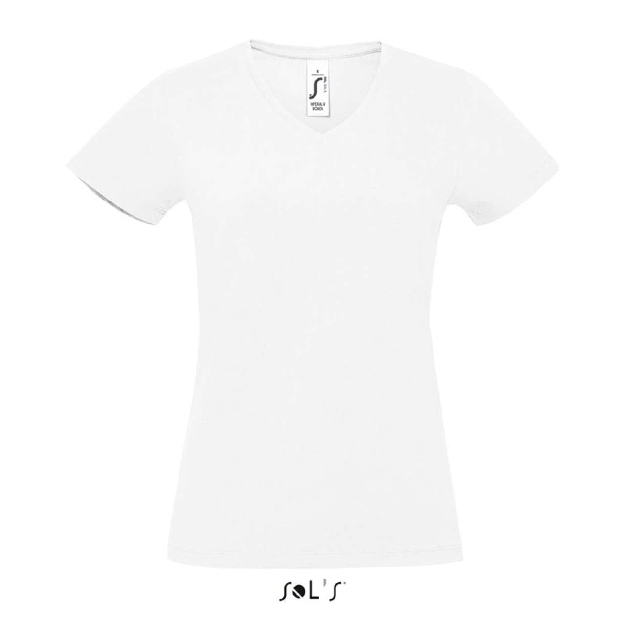 Sol's Imperial V Women - V-Neck T-Shirt in White