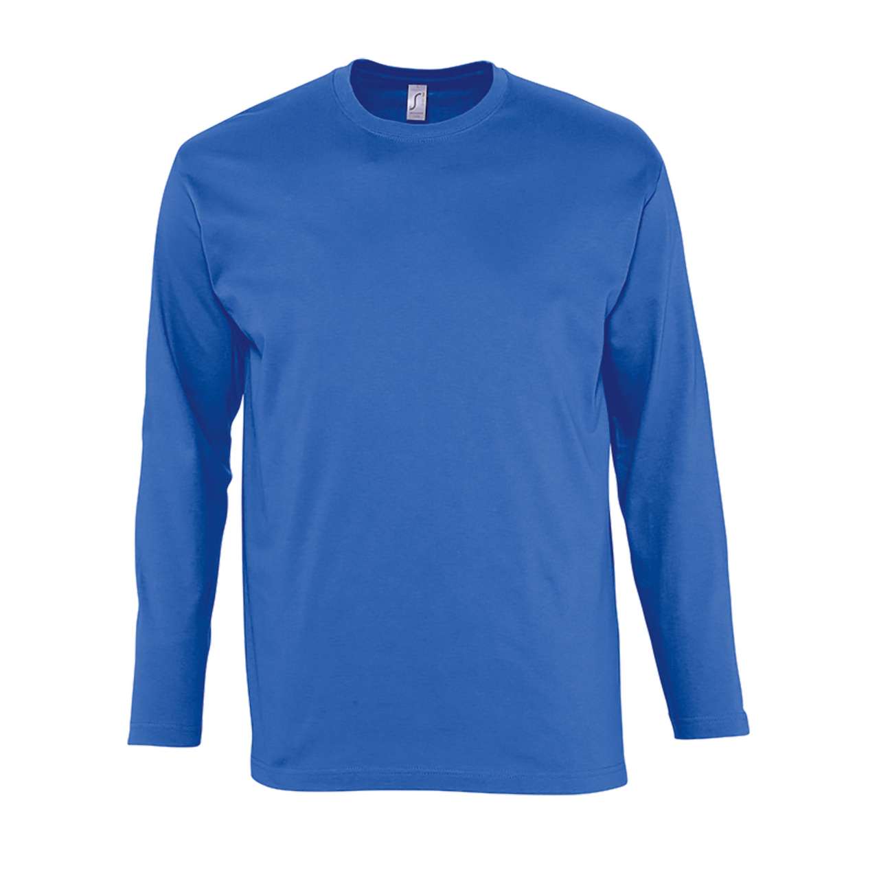 Sol's Monarch - Men's Round Collar Long Sleeve T-Shirt in Royal Blue | utt:98341d8ebaa7