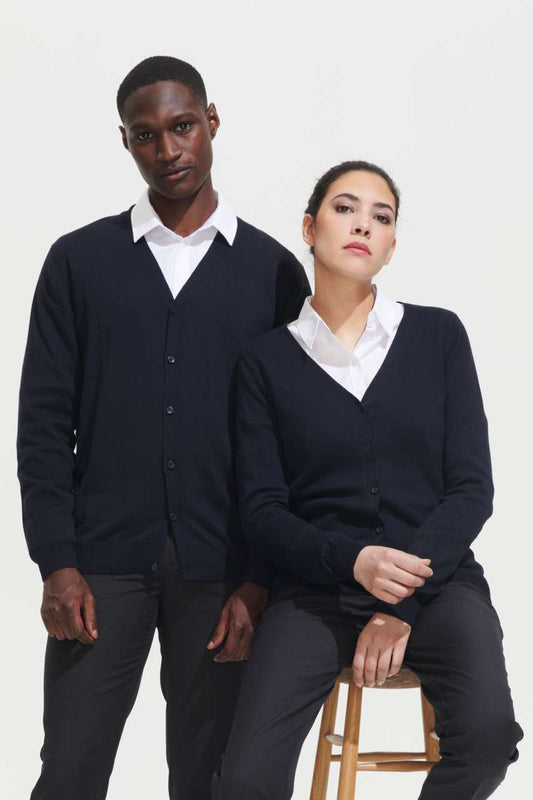 Sol's Golden Men - V-Neck Knitted Cardigan - SOL'S (2 of 2)