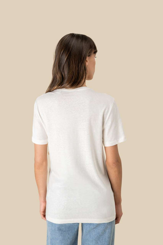Eco-Friendly Unisex Organic Cotton And Linen T-Shirt - Spasso (2 of 5) | utt:132a397c4cb9