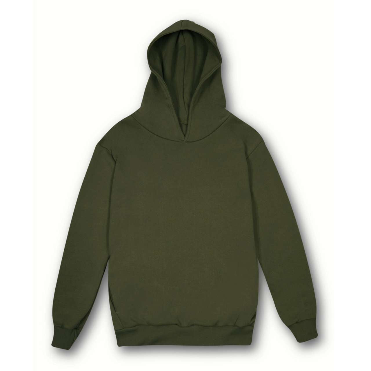 Mya - Unisex Urban Soft Hooded Sweatshirt in Dark Military Green