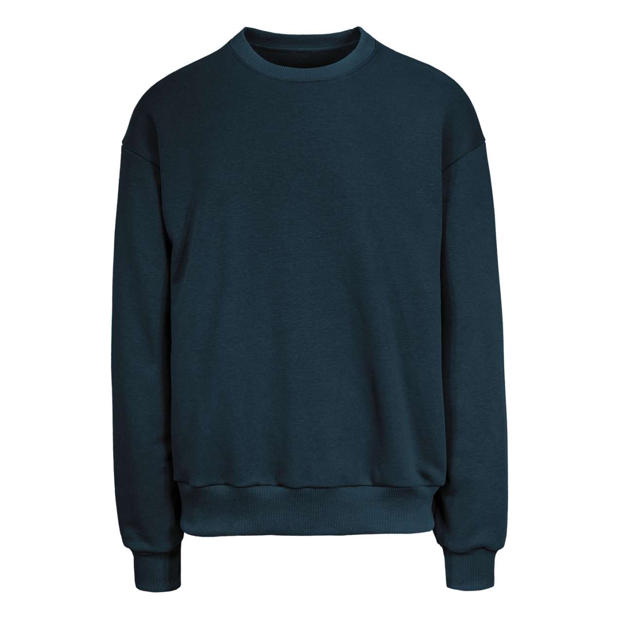 365 - Diagonal French Terry Crewneck Sweatshirt in Navy