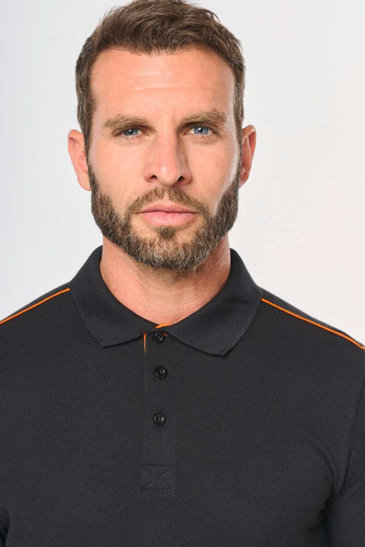 Men's Short-Sleeved Contrasting Daytoday Polo Shirt - Designed To Work (2 of 10) | utt:281c410f3636