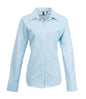 BLOUSE OXFORD SIGNATURE À MANCHES LONGUES POUR FEMME