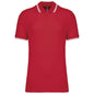 Polo à manches courtes à deux bandes pour homme